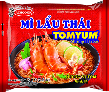 Inst. Nudeln MLT Tom Yum Garnelen - ACECOOK - 83 g